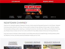 Tablet Screenshot of newtownchimney.com